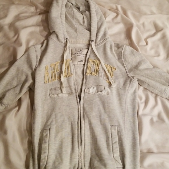 NWOT Abercrombie and Fitch zip up hoodie - Picture 3 of 3